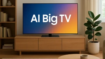 6 Samsung AI Big TV com design premium por preço justo