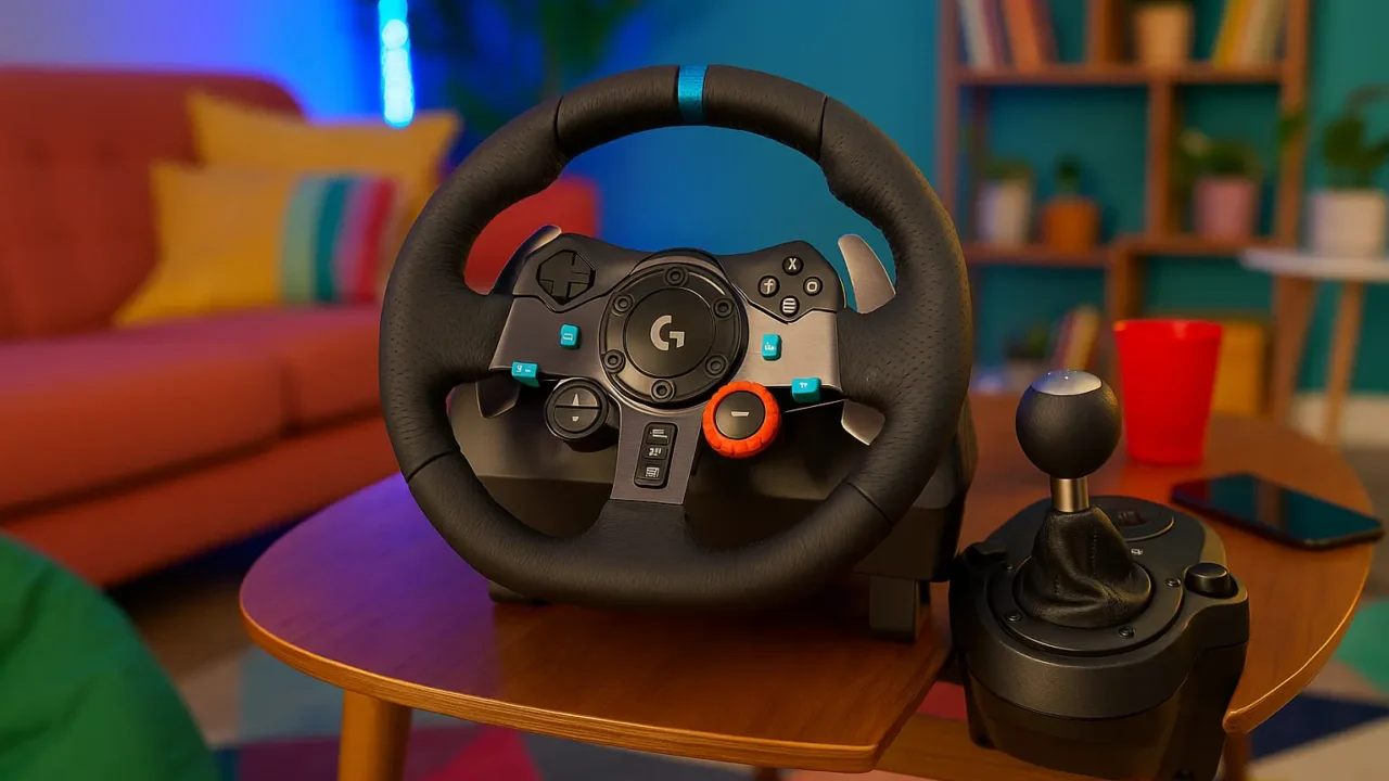6 volante Logitech G29 com câmbio e rivais turbinados