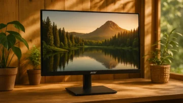 6 24" monitor Acer com nota máxima dos usuários
