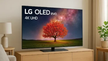 6 smart TV LG 55 polegadas OLED EVO 4K UHD com nota máxima dos usuários