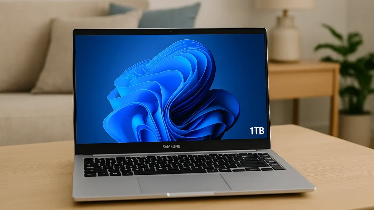 6 notebook 1TB Samsung bons e baratos para comprar de olhos fechados