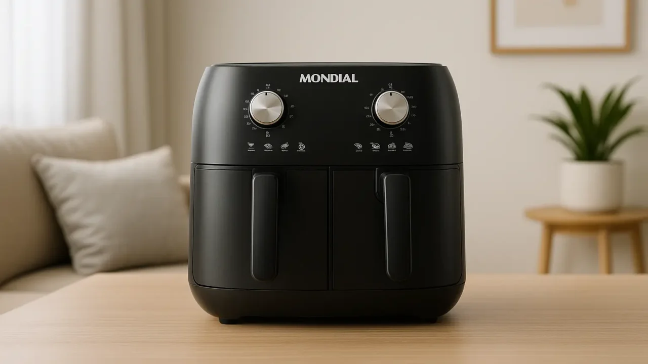 Air Fryer Mondial dupla destaque em 2025: 6 modelos versáteis para qualquer bolso