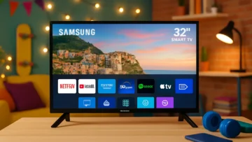 TV 32 Smart Samsung barato com alta avaliação