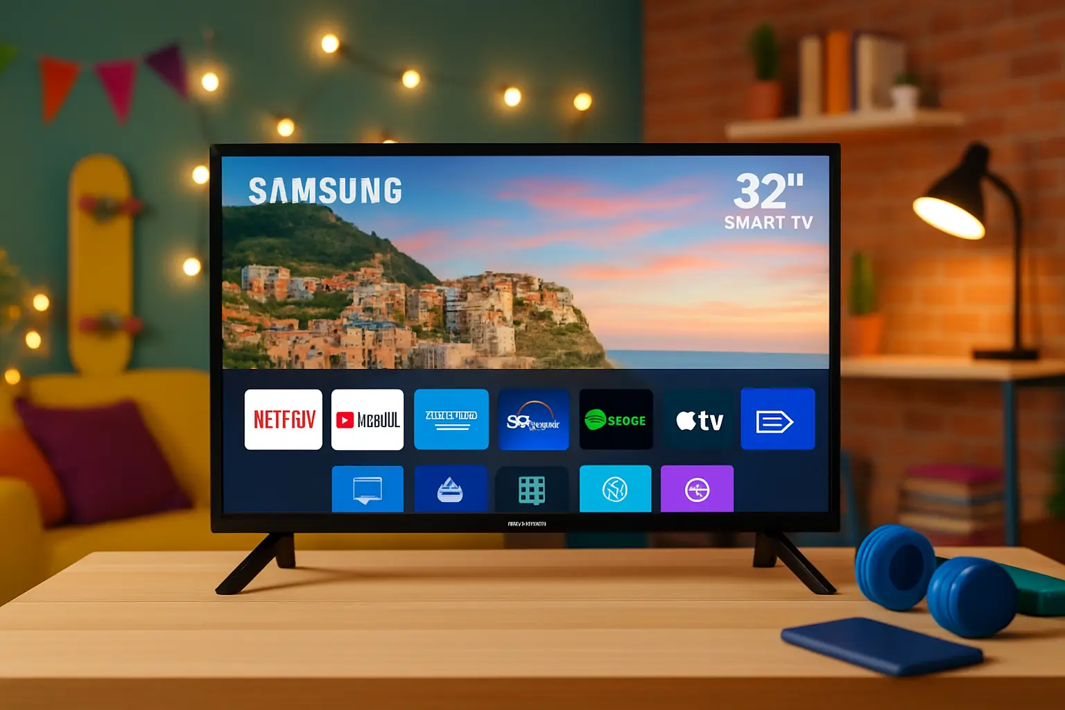TV 32 Smart Samsung barato com alta avaliação