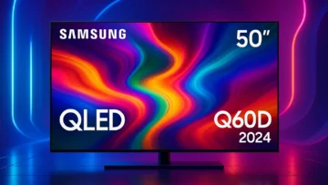 Samsung Smart TV 50'' QLED 4K Q60D 2024 baratos e bons mais vendidos no Brasil