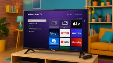 6 smart TV 42 Philco pTV42m9gr2cmb LED Roku TV: qualidade com desconto na Amazon