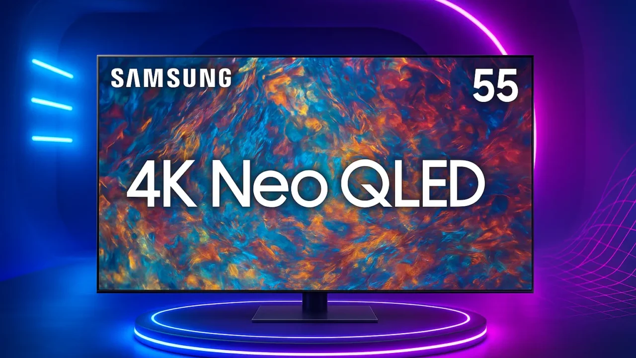 Smart TV 55 4K Neo QLED Samsung barata com alta avaliação