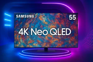 Smart TV 55 4K Neo QLED Samsung barata com alta avaliação
