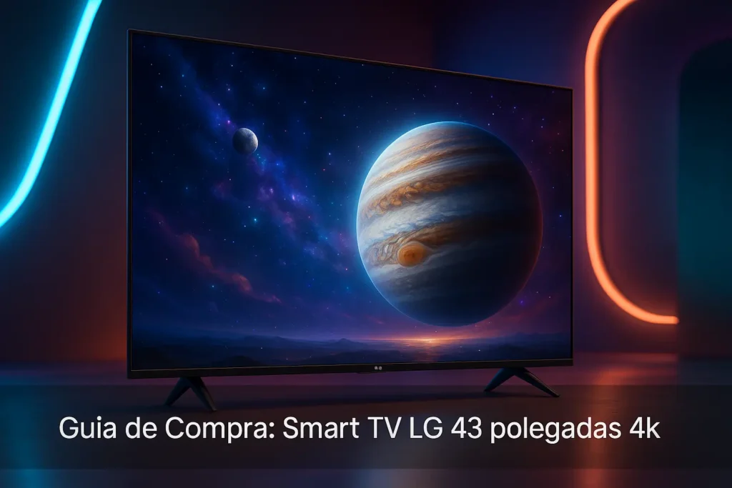 5 Smart TVs LG 43" 4K com IA e WebOS para 2025