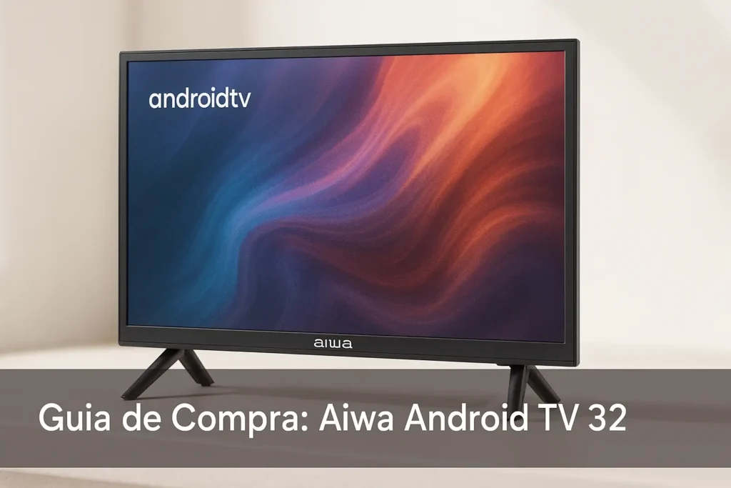 5 Aiwa Android TV 32” com Imagem HDR e Suporte Garantido