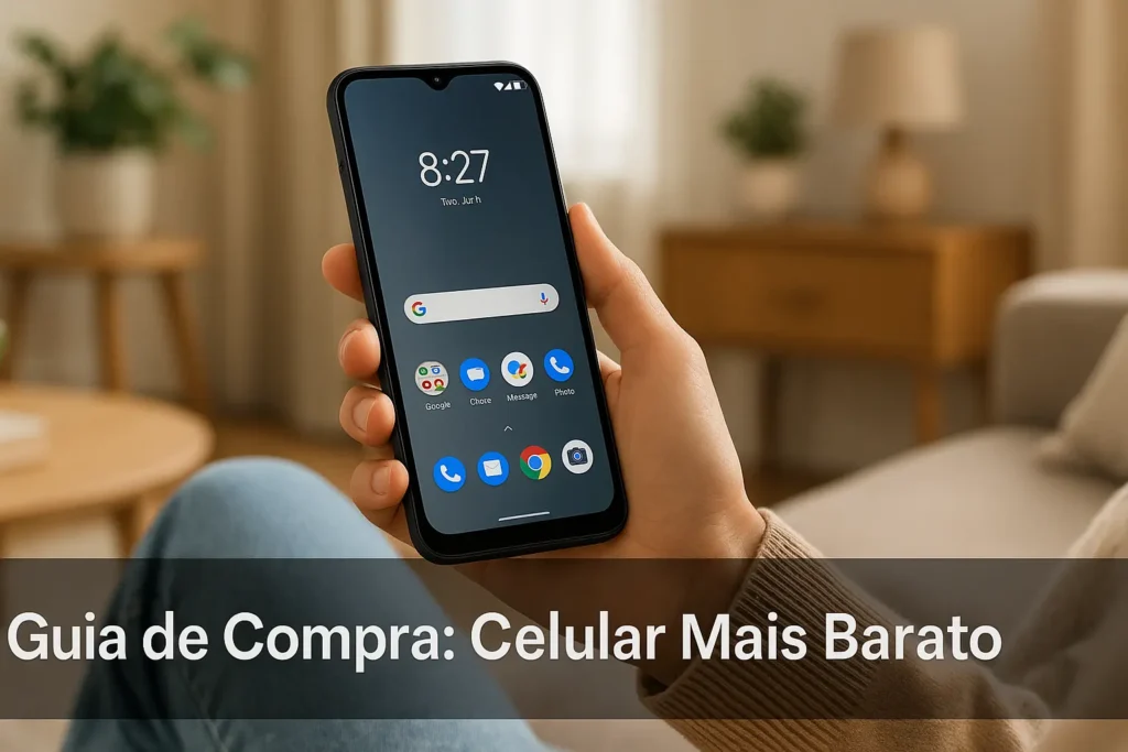 Guia de Compra: 5 Melhores Celulares Mais Baratos de 2025