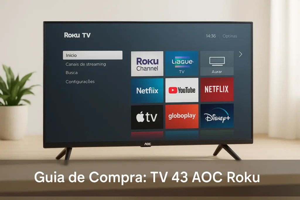 Top 5 TV 43 AOC Roku que São Presentes Perfeitos