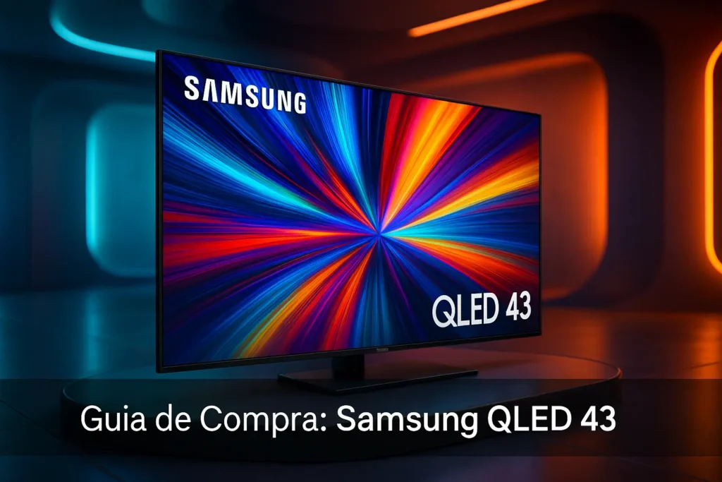5 Samsung QLED 43 com Garantia Estendida e IA Avançada