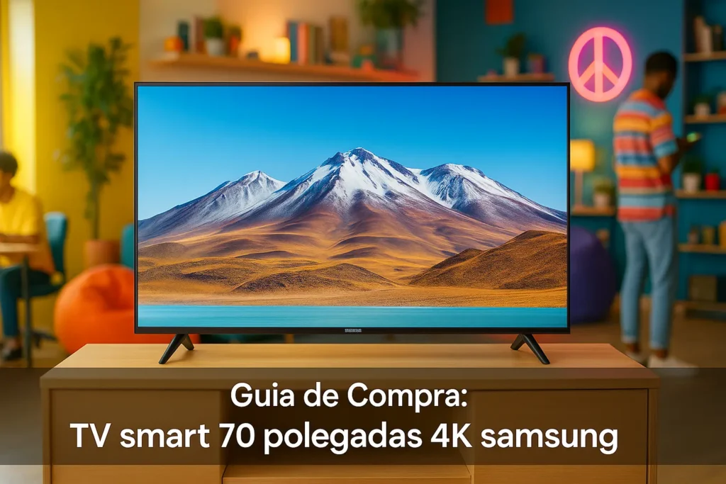 5 Melhores TV Smart 70 Polegadas 4K Samsung