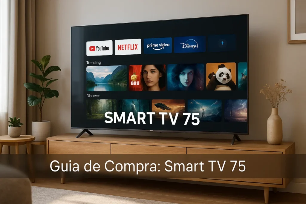 Guia de Compra: 5 Melhores Smart TV 75" com Excelente Avaliação