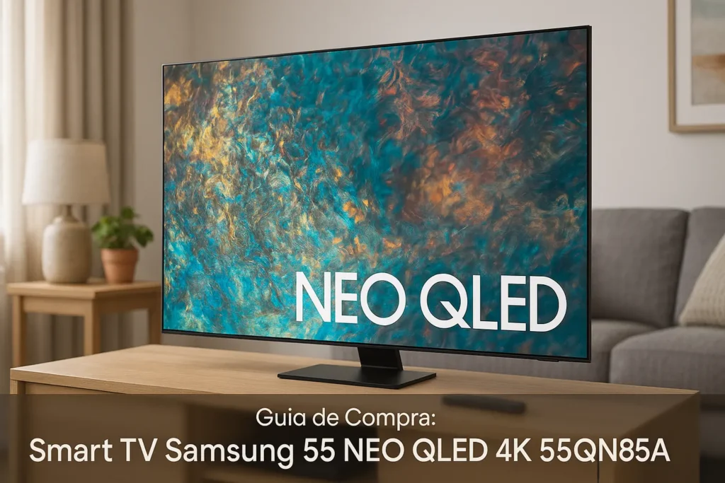 5 Melhores smart TV Samsung 55 NEO QLED 4K 55QN85A com Desempenho Incrível