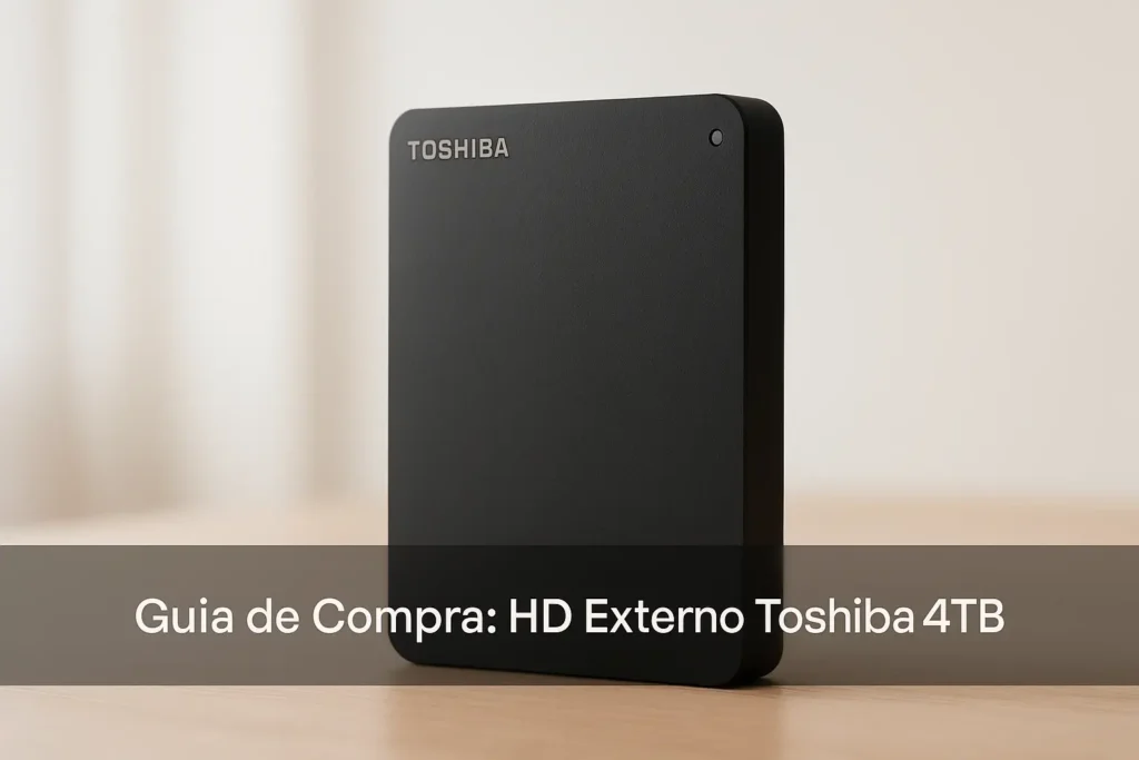 5 Melhores HD Externo Toshiba 4TB para Levar Seus Arquivos com Segurança