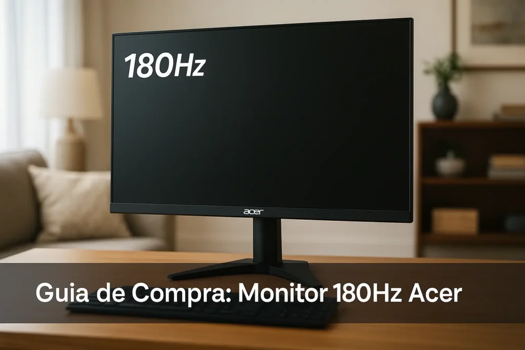 5 Melhores Monitores 180Hz Acer para Jogar com Máxima Fluidez