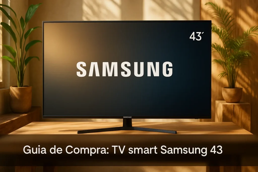 5 TV Smart Samsung 43" Disponíveis em Estoque Nacional Agora