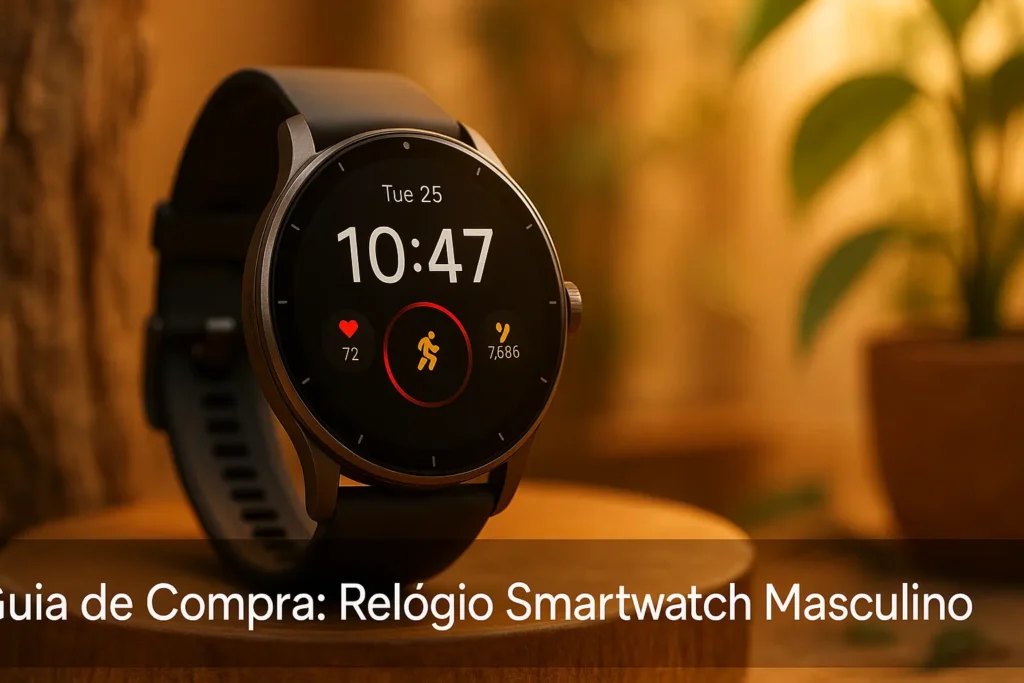 Guia de Compra: 5 Melhores Relógios Smartwatch Masculino com Excelente Avaliação