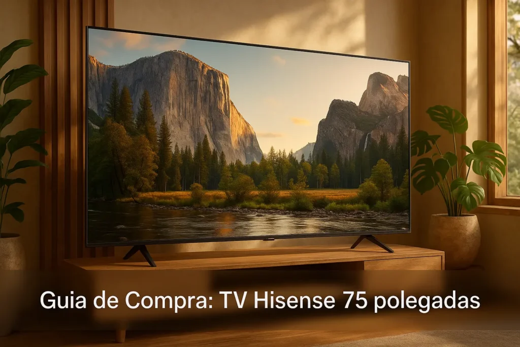 Top 5 TV Hisense 75 Polegadas: Qualidade, Imagem e Imersão