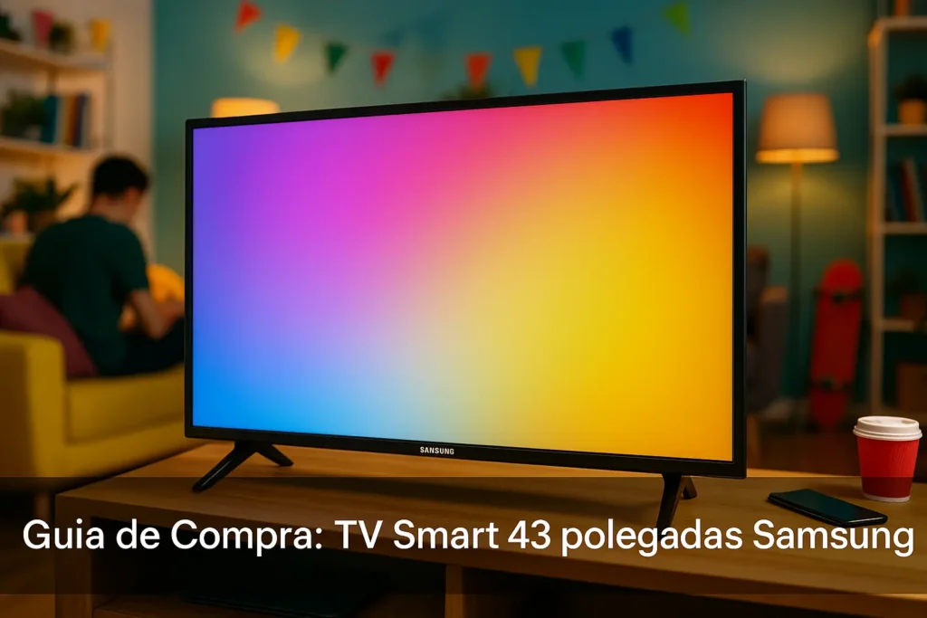 5 Melhores TV Smart 43 polegadas Samsung com Custo-Benefício Imbatível