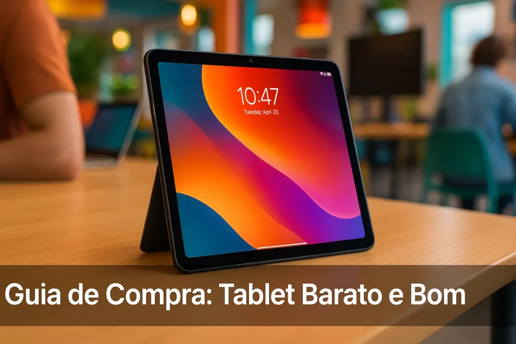 Guia de Compra: 5 Melhores Tablet Barato e Bom Recomendados por Especialistas