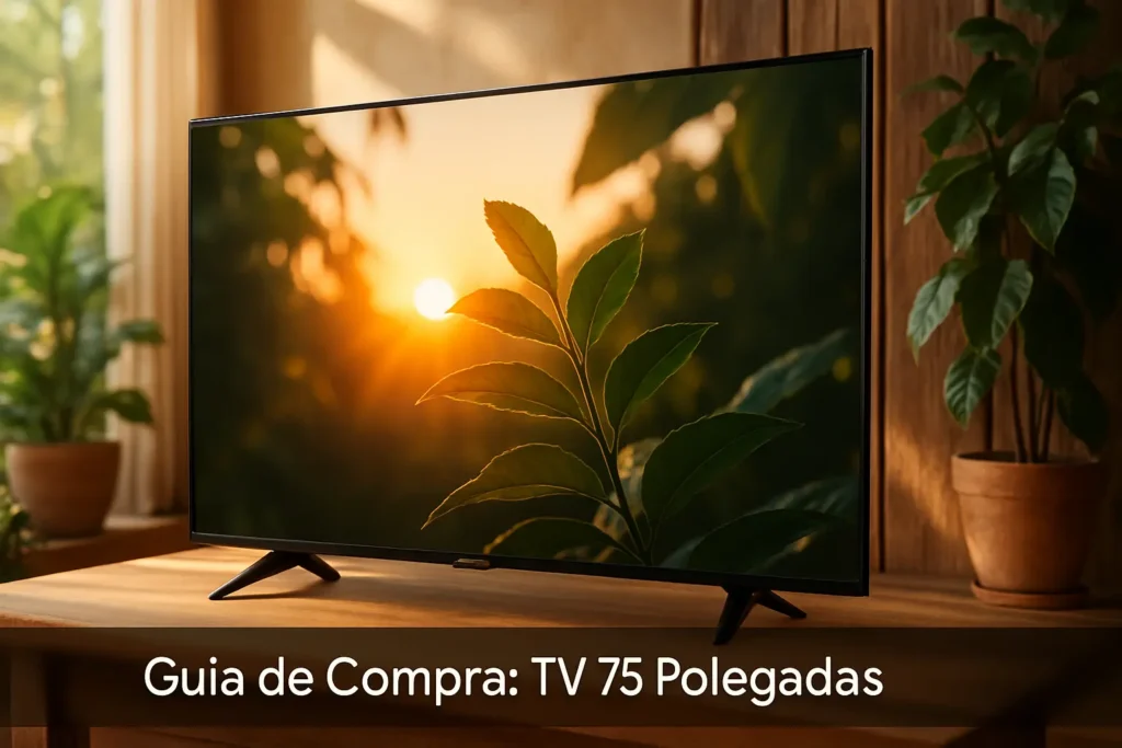 Guia de Compra: 5 Melhores TV 75 polegadas com Excelente Avaliação