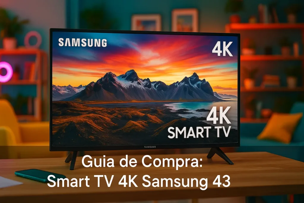 5 Melhores Smart TV 4K Samsung 43" que Realmente Valem a Pena