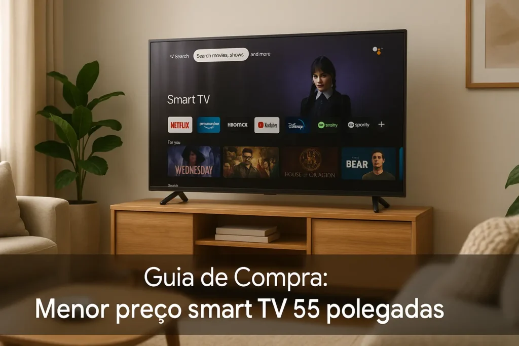 Guia de Compra: 5 Melhores Smart TVs 55" com Estoque no Brasil