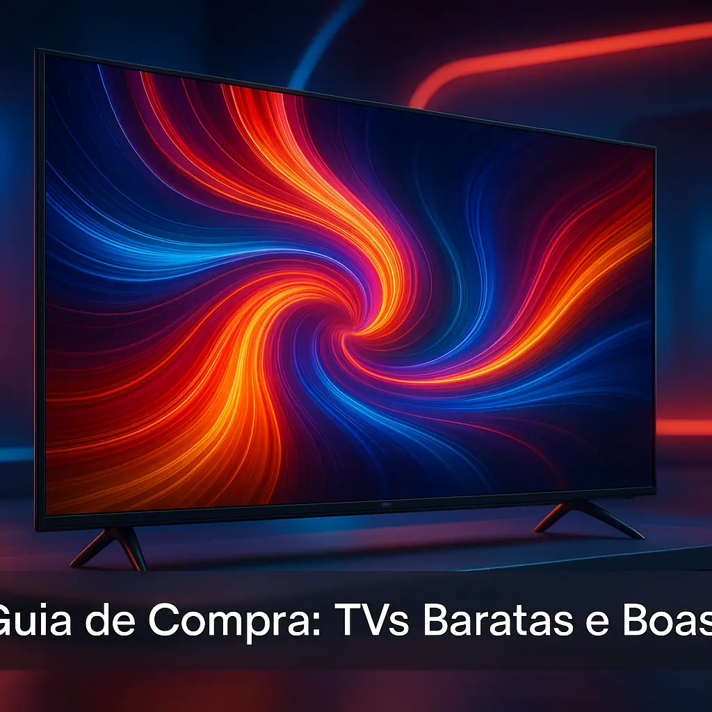 5 Melhores TVs Baratas e Boas com Custo-Benefício Imbatível
