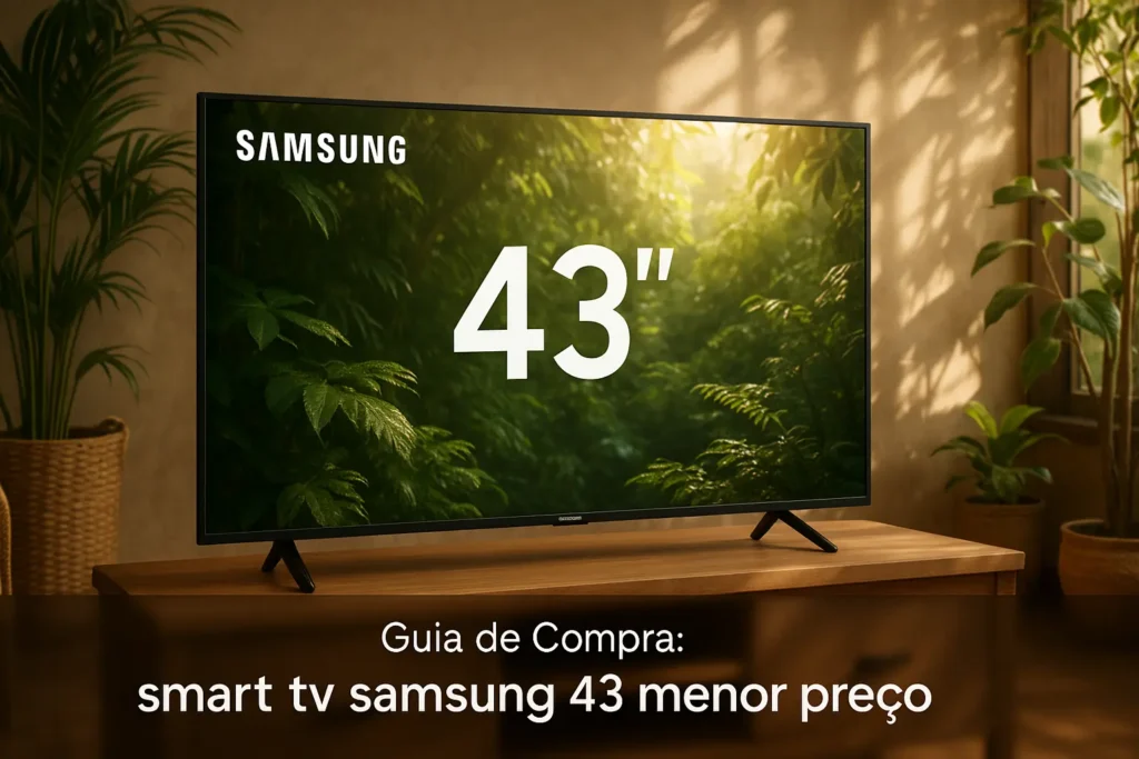 Guia de Compra: 5 Melhores Smart TVs Samsung 43" com Excelente Avaliação