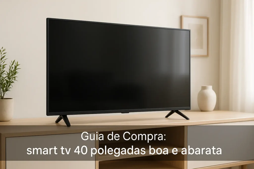 5 Melhores Smart TVs 40 Polegadas Boa e Barata