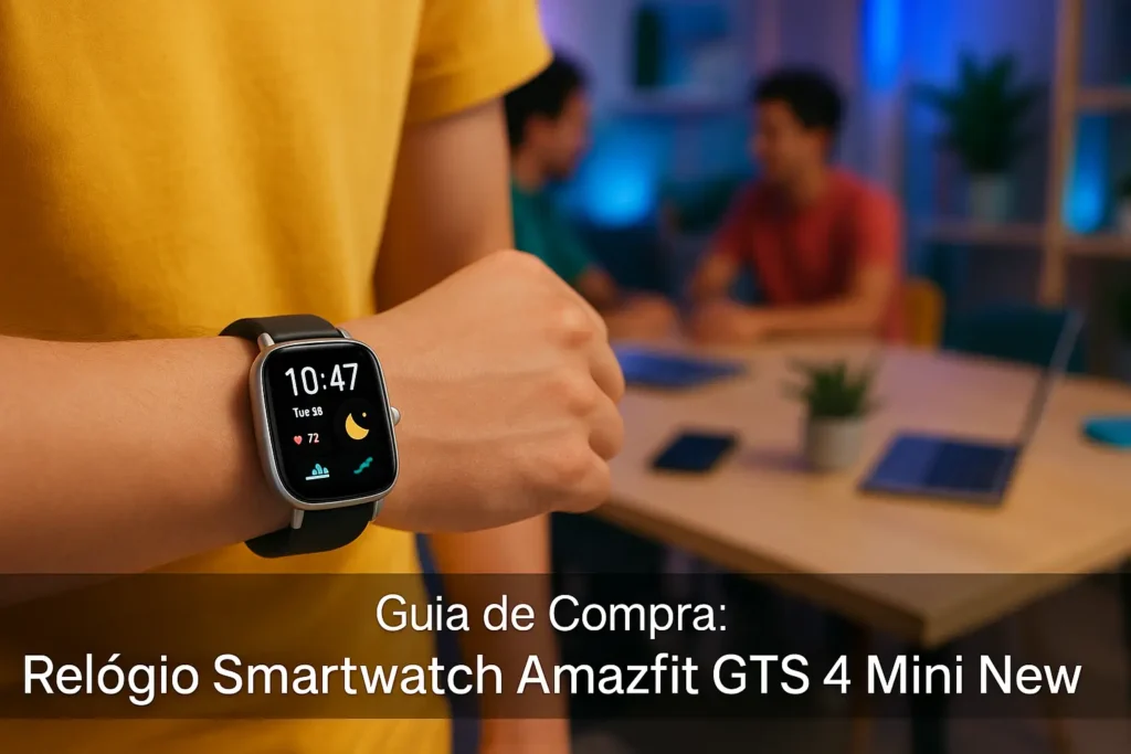 5 Melhores Relógios Smartwatch Amazfit GTS 4 Mini New