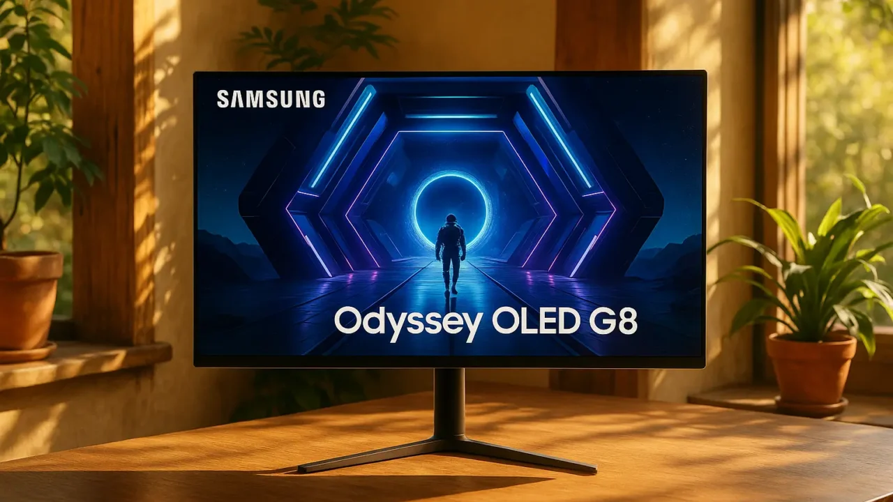 Monitor Gamer Samsung Odyssey OLED G8 32" com 20% OFF na Amazon