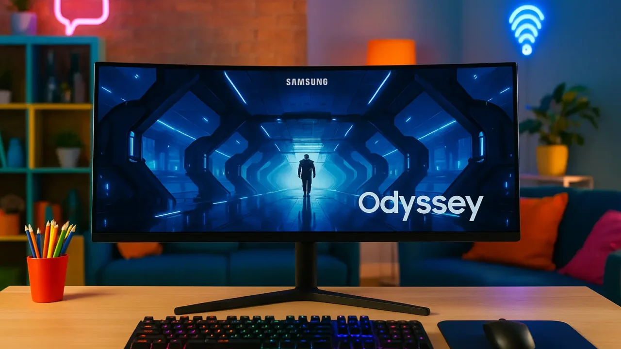 Monitor Gamer Samsung Odyssey 34’’ com mais de 7% OFF na Amazon