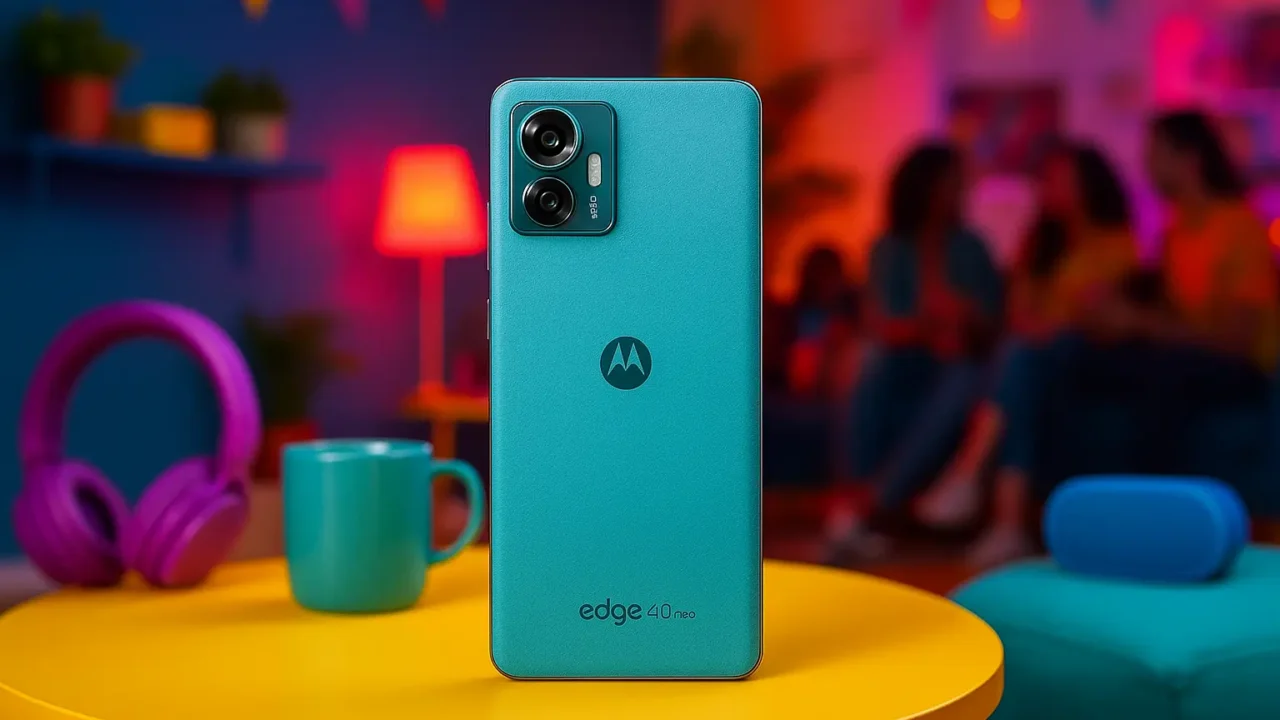 6 Smartphone Motorola Edge Neo 40 5G 256Gb 8Gb com nota máxima dos usuários