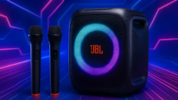 Caixa de som Bluetooth JBL PartyBox Encore 2 microfones barata com alta avaliação