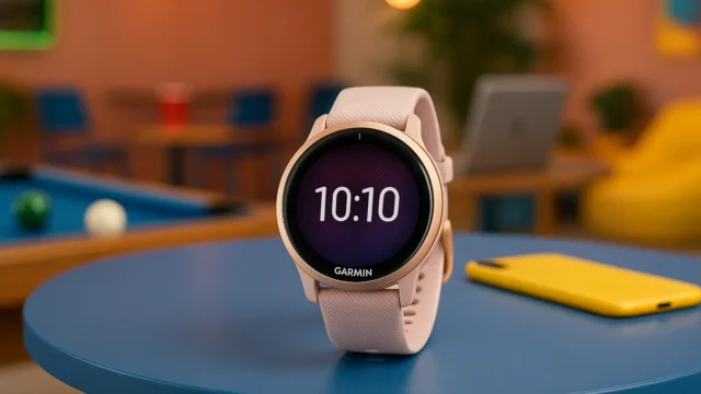 6 Garmin Vivoactive 5 rose gold com garantia estendida e suporte VIP