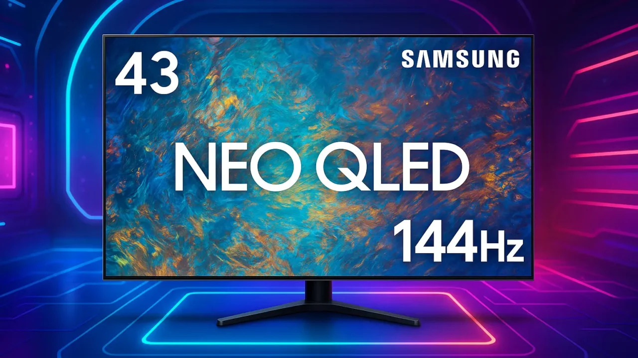 Custo-benefício: 6 smart TV 43 4K Neo QLED Samsung gaming 144hz por menos de R$ 5.000