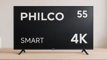 6 TV Philco 55 polegadas smart 4K com nota máxima dos usuários