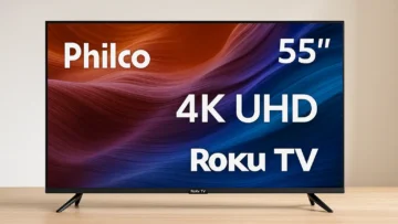 Descontos de até 35%: 6 TV Philco 55 polegadas 4K Roku em oferta especial 08/08/2025 12:29:01