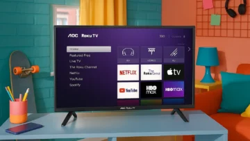 6 smart TV 32'' AOC Roku com design premium por preço justo em 08/11/2025 19:48:43