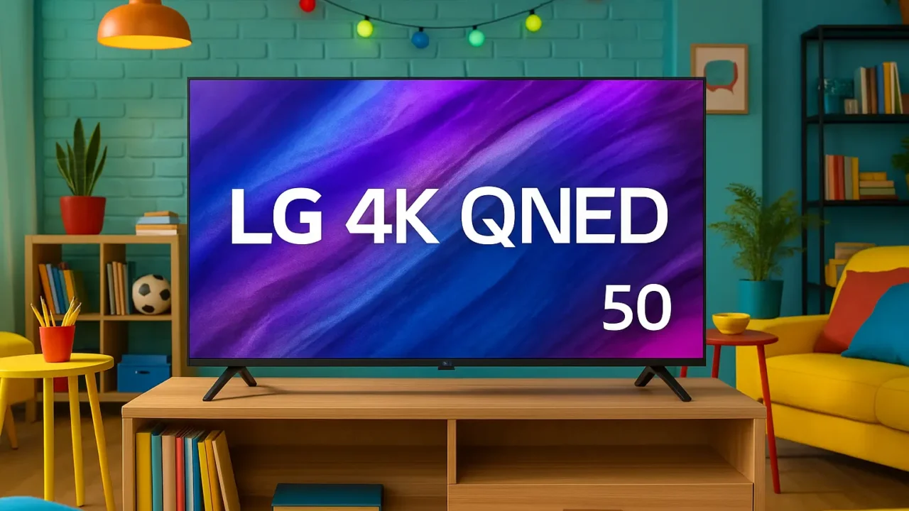 Smart TV 50 polegadas LG 4K QNED destaque em 2025: 6 modelos com tecnologia para qualquer bolso