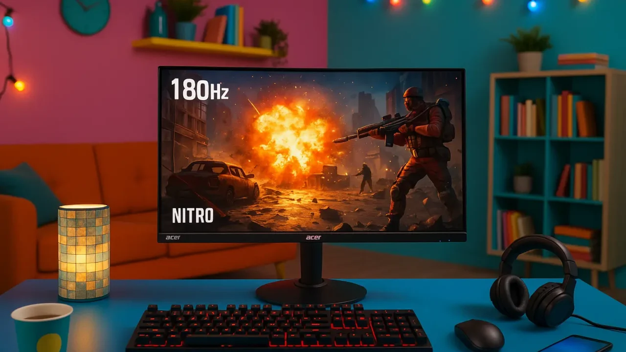 Descontos de até 35%: 6 monitor Acer Nitro 27 180Hz em oferta especial