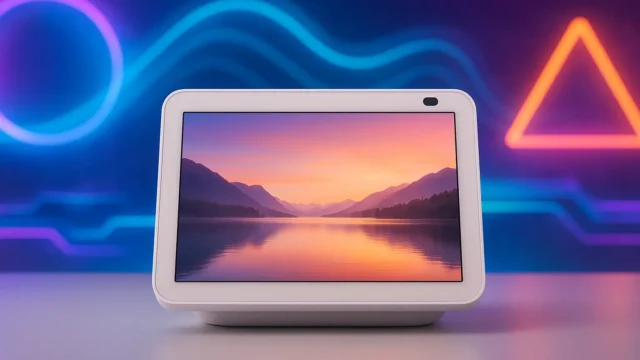 6 novo Echo Show 8 branca: conectividade com desconto na Amazon