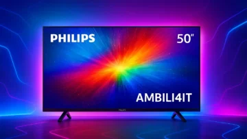 Top 6 TV Philips 50 4K Ambilight compactas e leves para usar no dia a dia