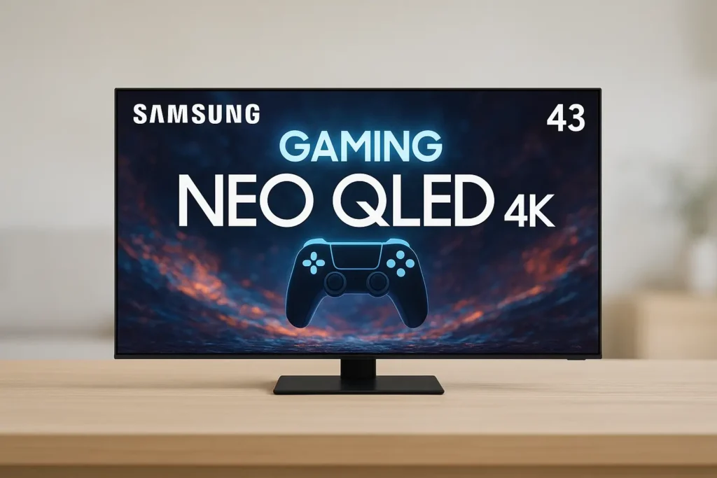 Top 6 smart TV 43 polegadas Samsung gaming NEO QLED 4K até R$9.178 — aproveite estas ofertas
