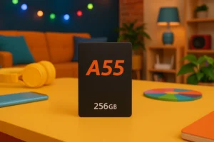 A55 256GB Samsung barato e confiável para qualquer bolso