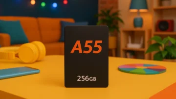 A55 256GB Samsung barato e confiável para qualquer bolso